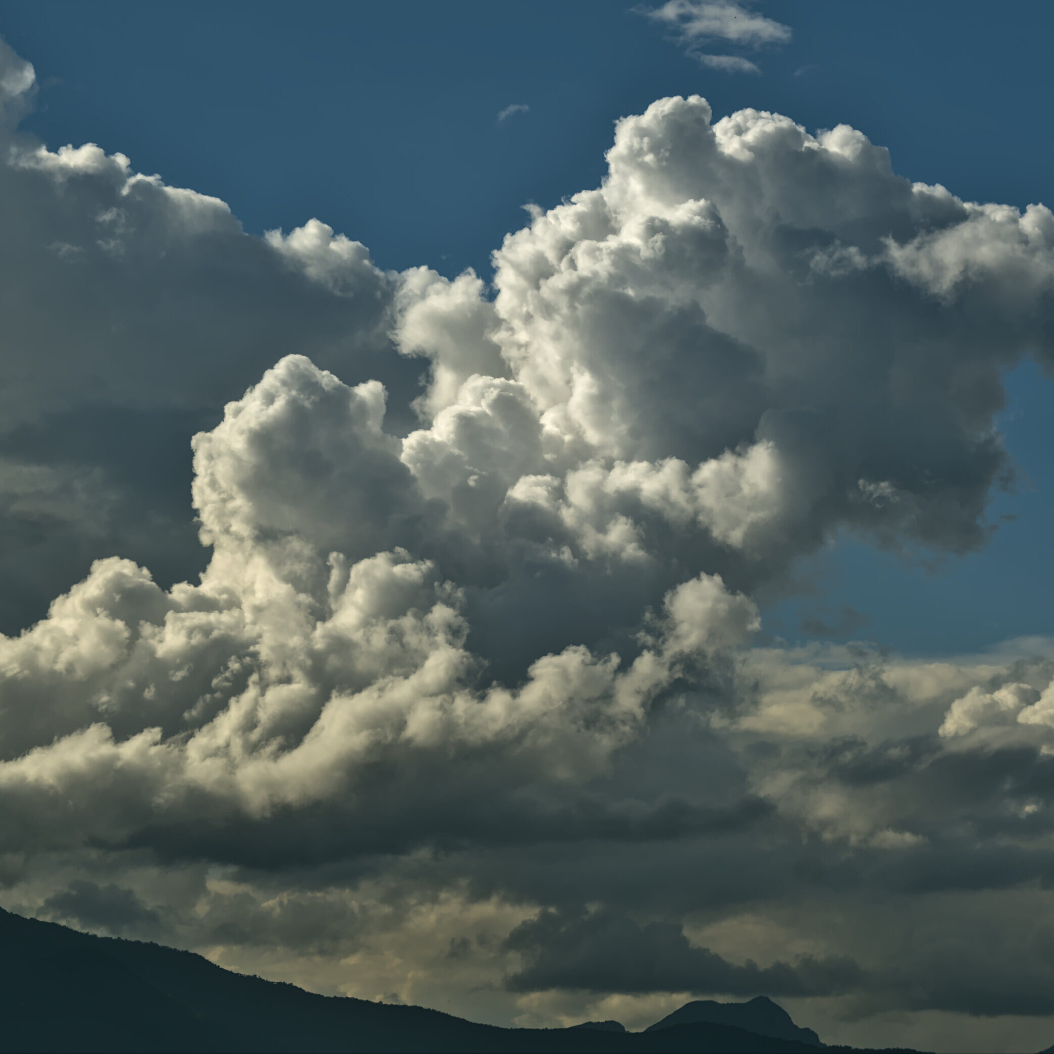 White cottony clouds from my balcony !