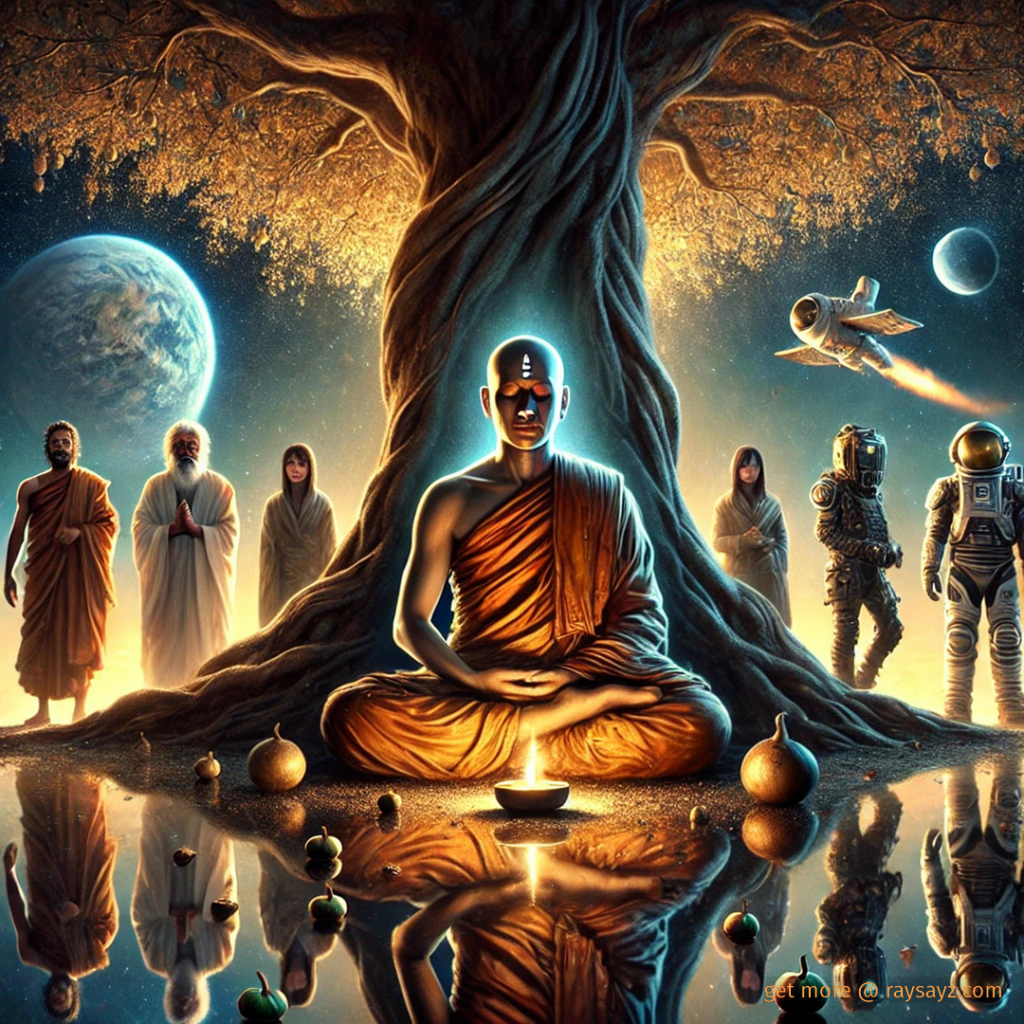 Buddha realizing the illusion